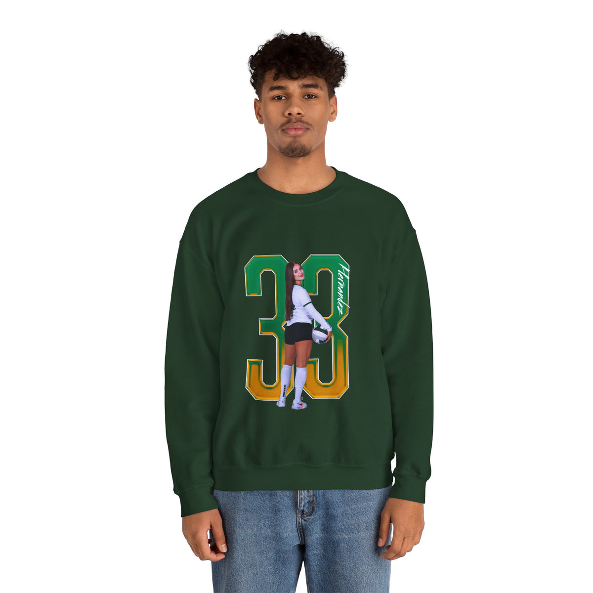 Jules Hernandez Player Icon Number Crewneck Sweatshirt