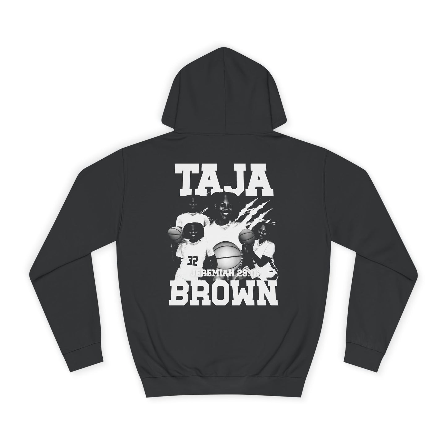 Taja Brown Vintage Blackout Premium Hoodie