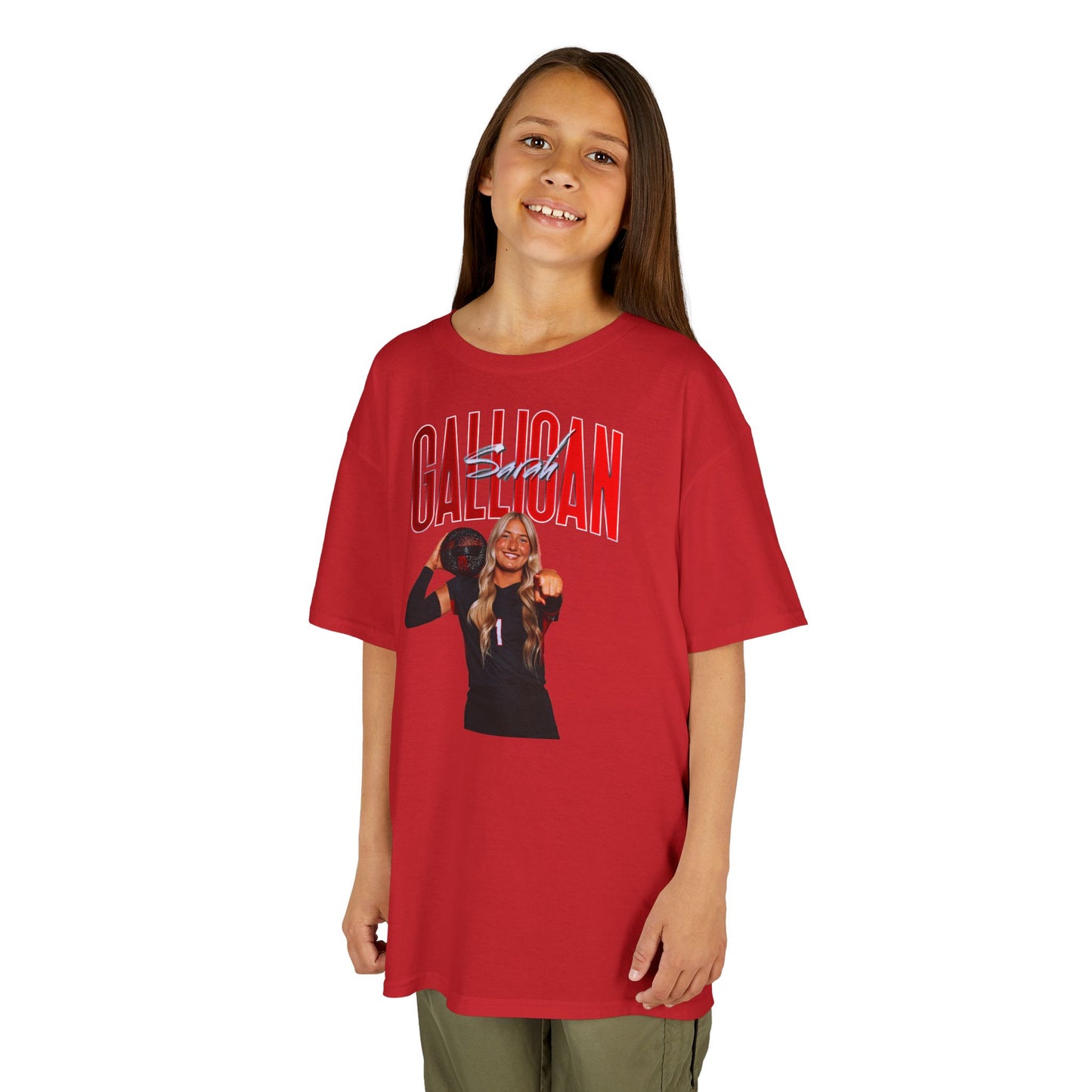 Sarah Galligan Big Last Name Kids Tee