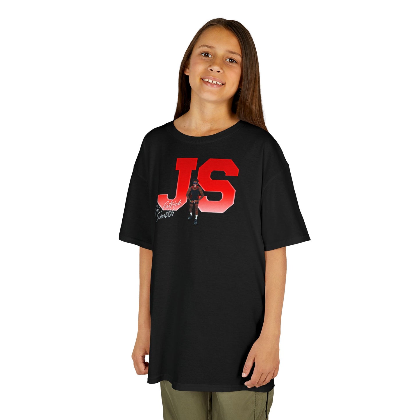 Ja'Patrick Smith Big Initials Colored Kids Tee