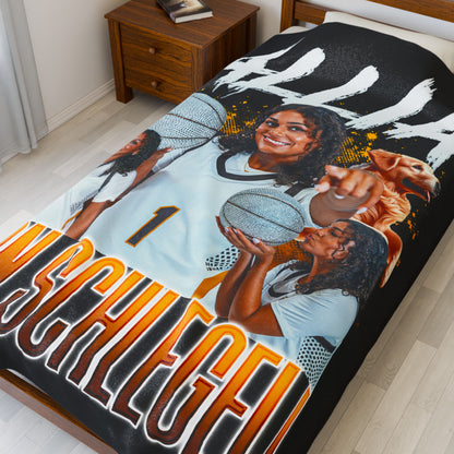 Allia Von Schlegell 60"-80" Plush Blanket