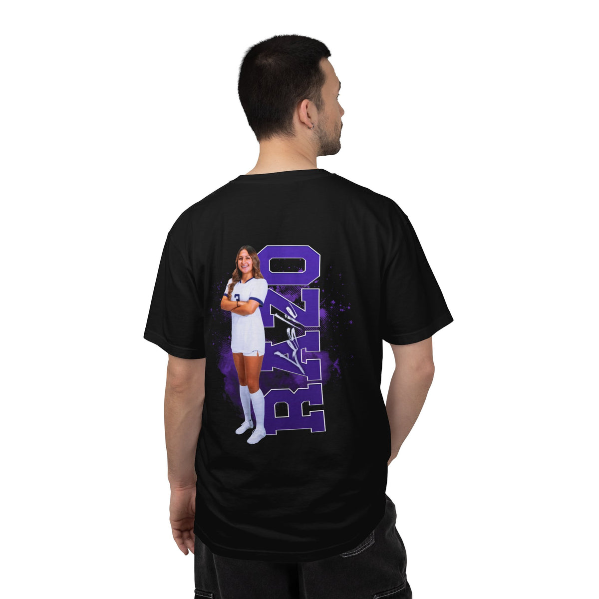 Leslie Razo Logo Front & Back Premium Tee