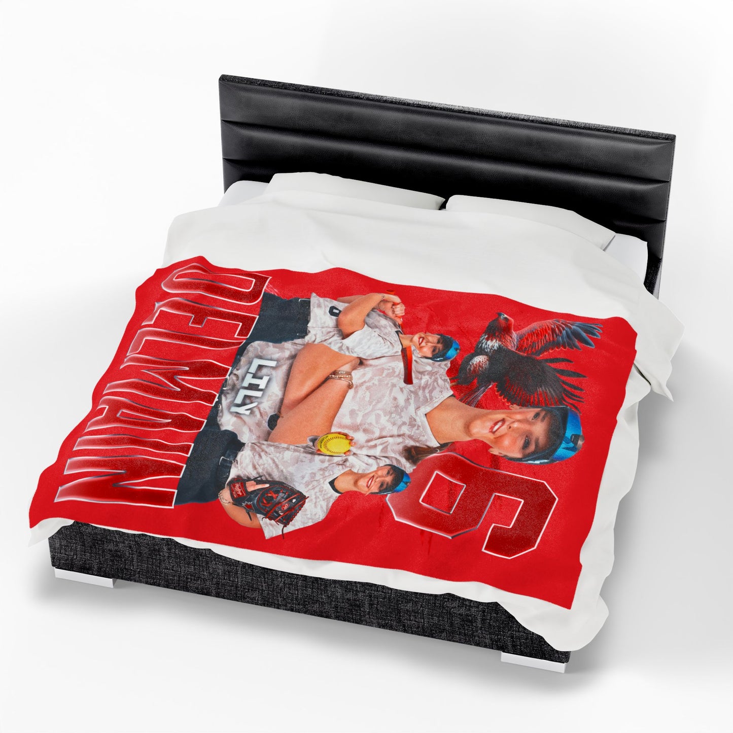 Lily Delmain Team Mascot 60"-80" Plush Blanket