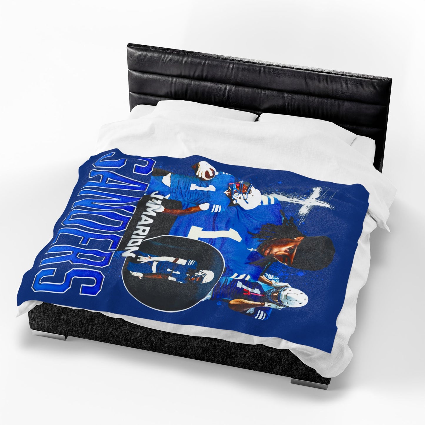 J'Marion Sanders 60"-80" Plush Blanket