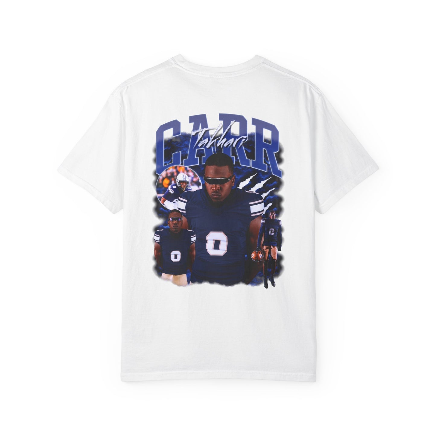 Takhari Carr Logo Front & Back Premium Tee
