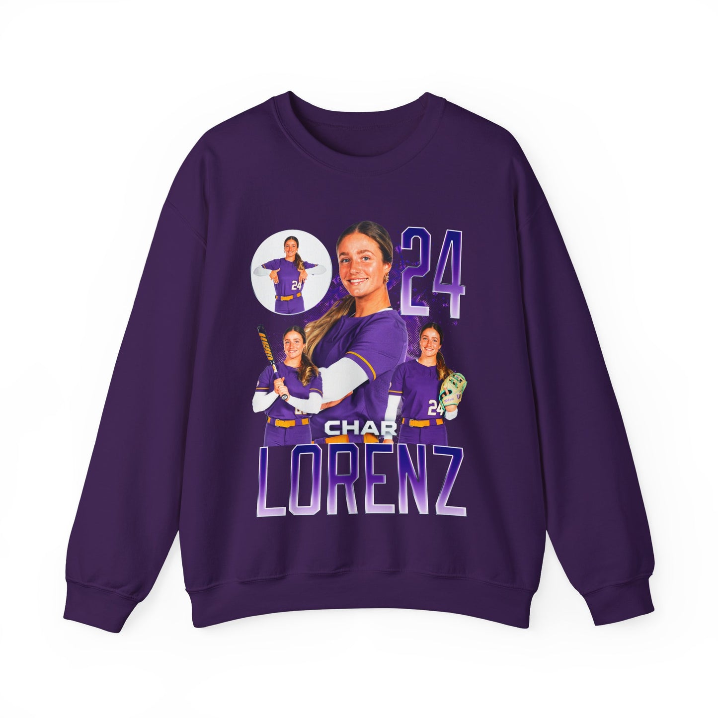 Char Lorenz Name & Number Combo Crewneck Sweatshirt