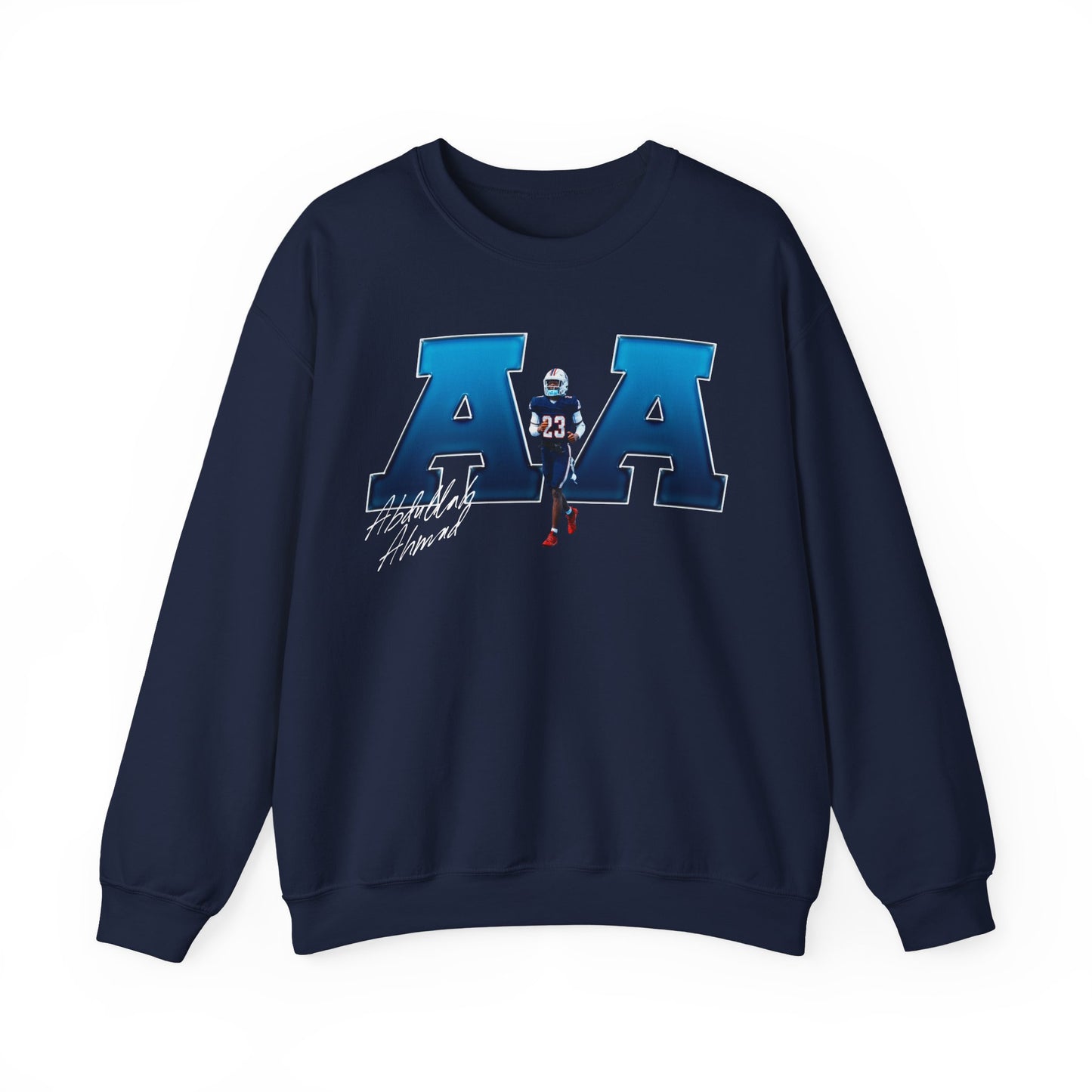 Abdullah Ahmad Big Initials Crewneck Sweatshirt