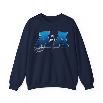 Abdullah Ahmad Big Initials Crewneck Sweatshirt
