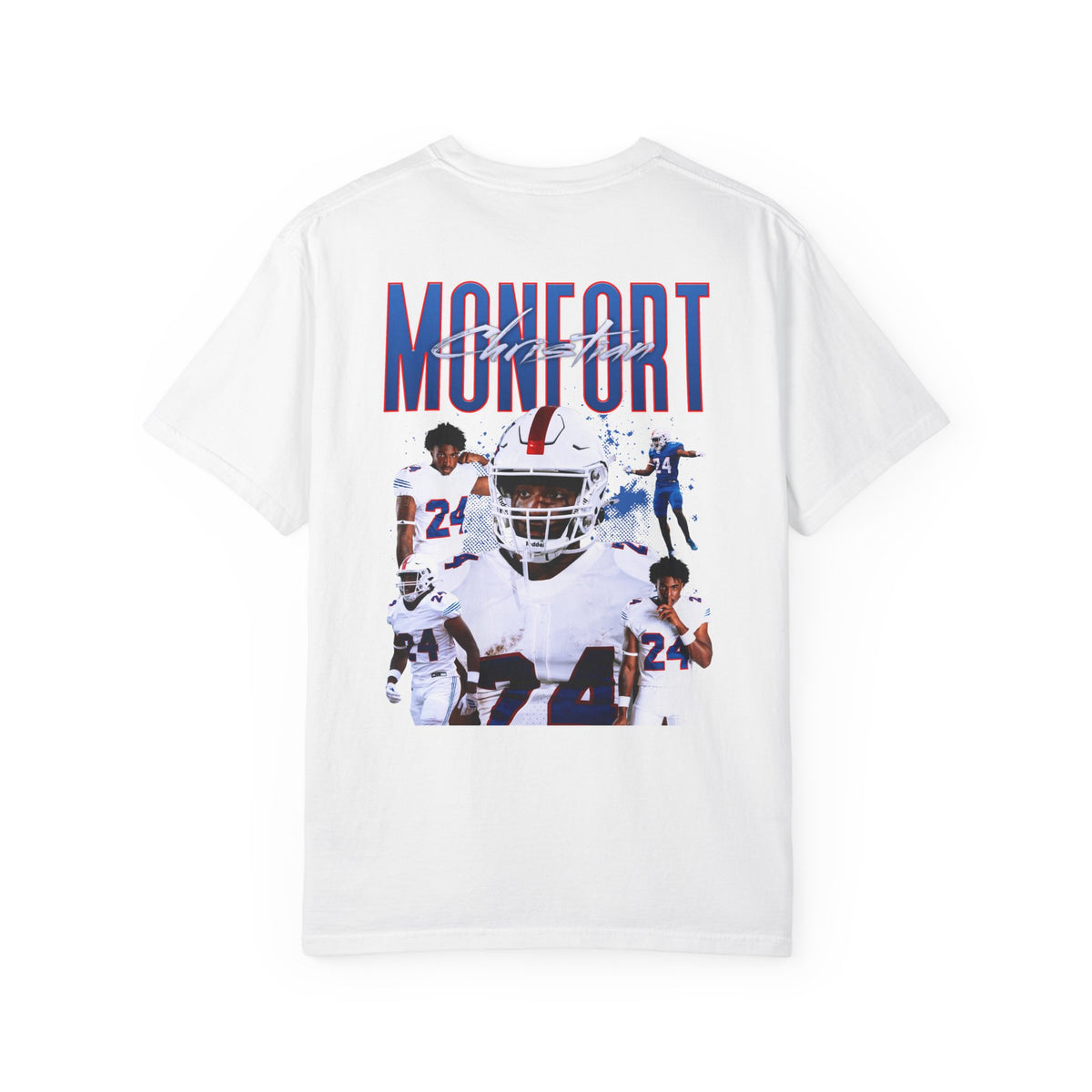 Christian Monfort Logo Front & Back Premium Tee