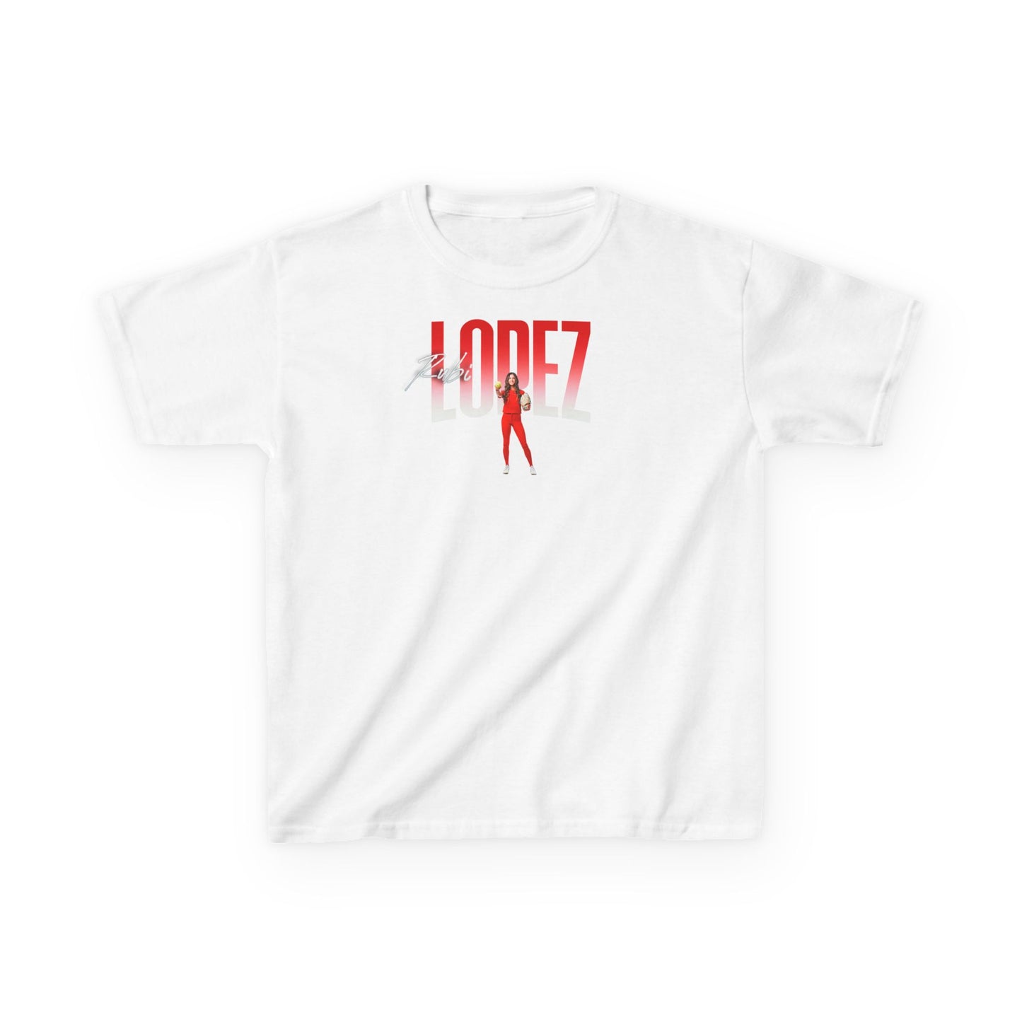 Rubi Lopez Big Last Name Kids Tee