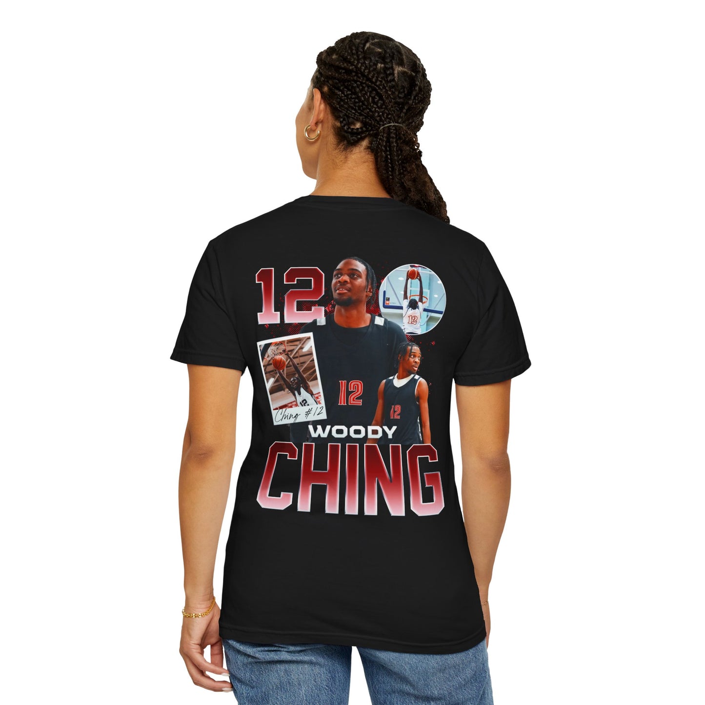 Woody Ching Logo Front & Back Premium Tee