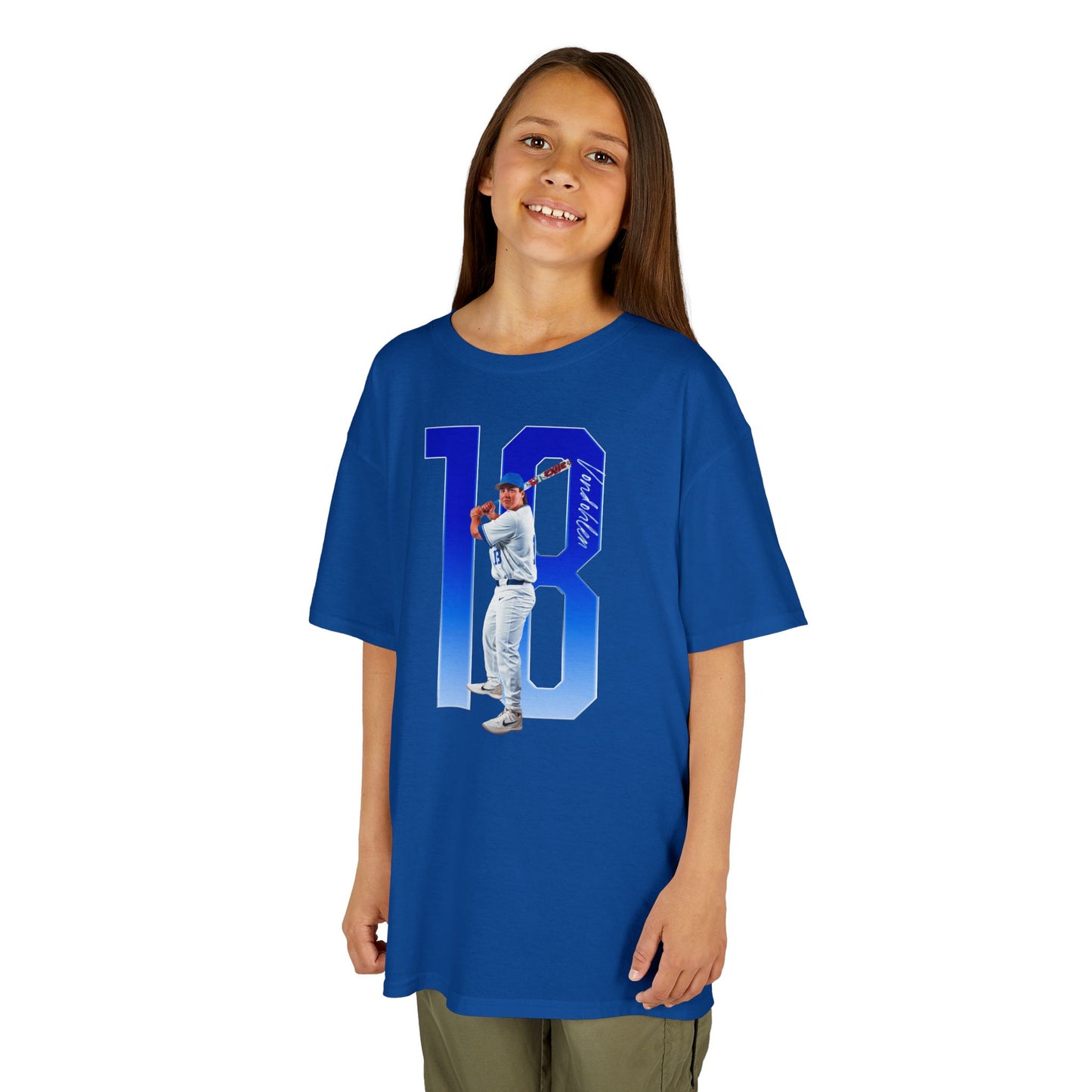Brett Vondohlen Player Icon Number Kids Tee