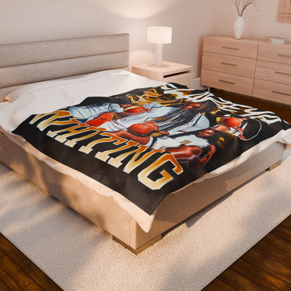 Azareya Whiting 60"-80" Plush Blanket