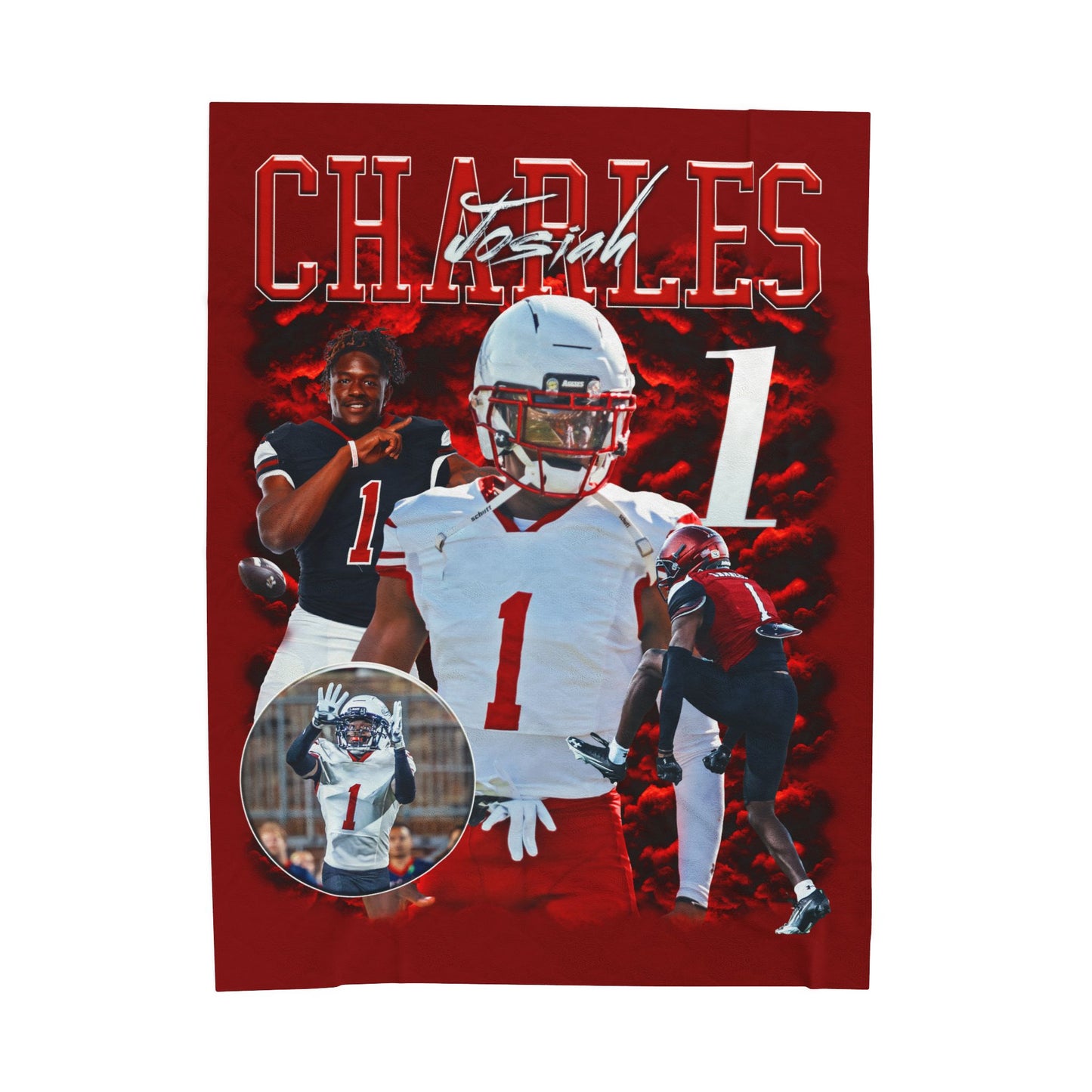 Josiah Charles 60"-80" Plush Blanket