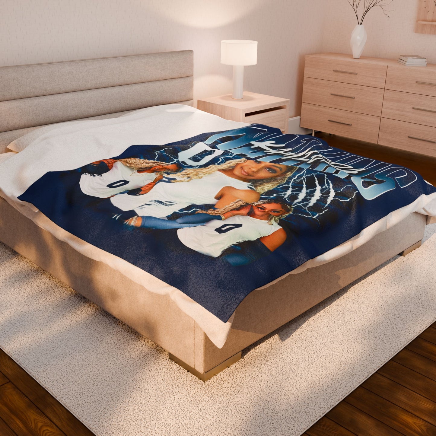 Kamiera Watkins 60"-80" Plush Blanket