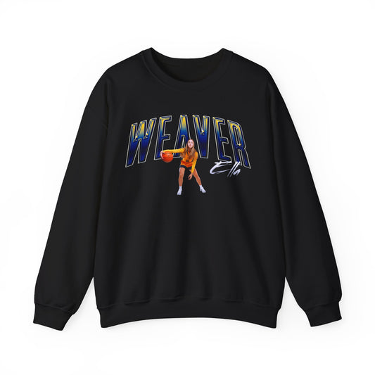 Ella Weaver Curved Combo Crewneck Sweatshirt