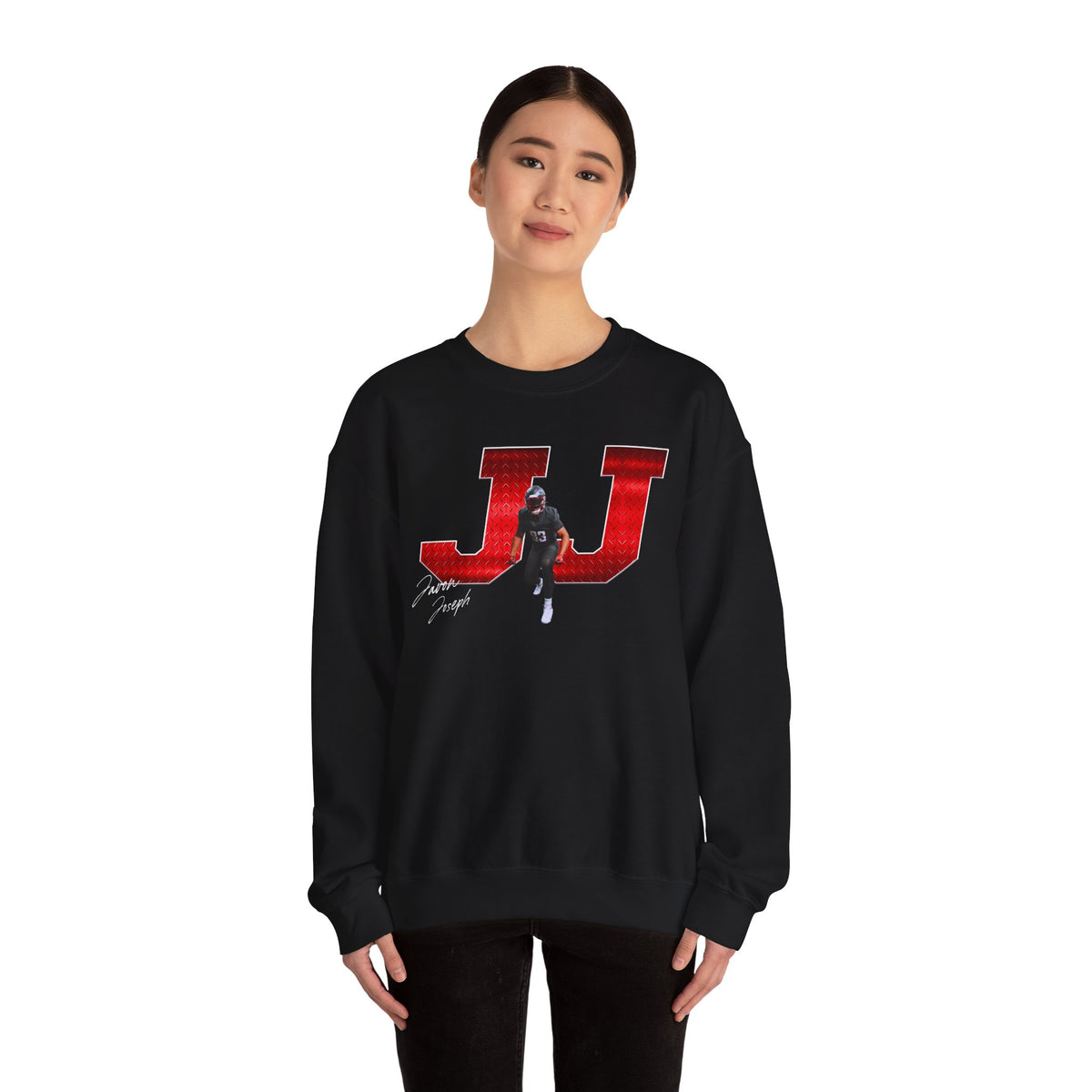 Javon Joseph Big Initials Crewneck Sweatshirt