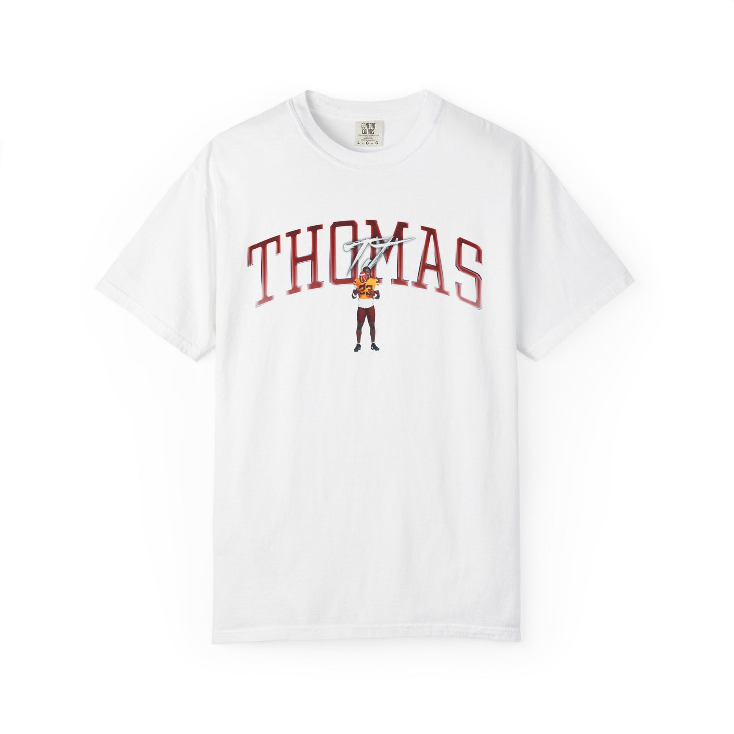 TJ Thomas Curved Combo Colored Premium Tee