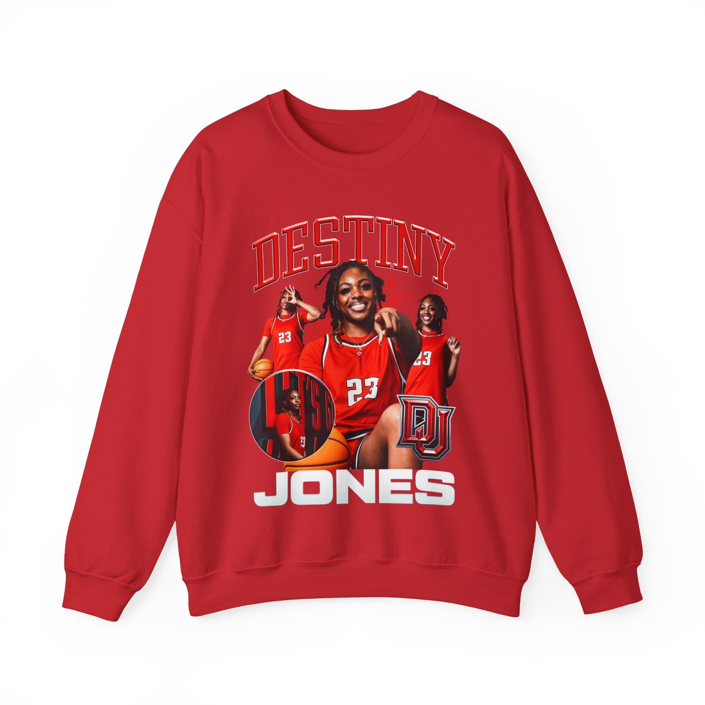 Destiny Jones First Name Highlight Crewneck Sweatshirt