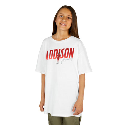 Addison Blomberg Cursive Combo Kids Tee