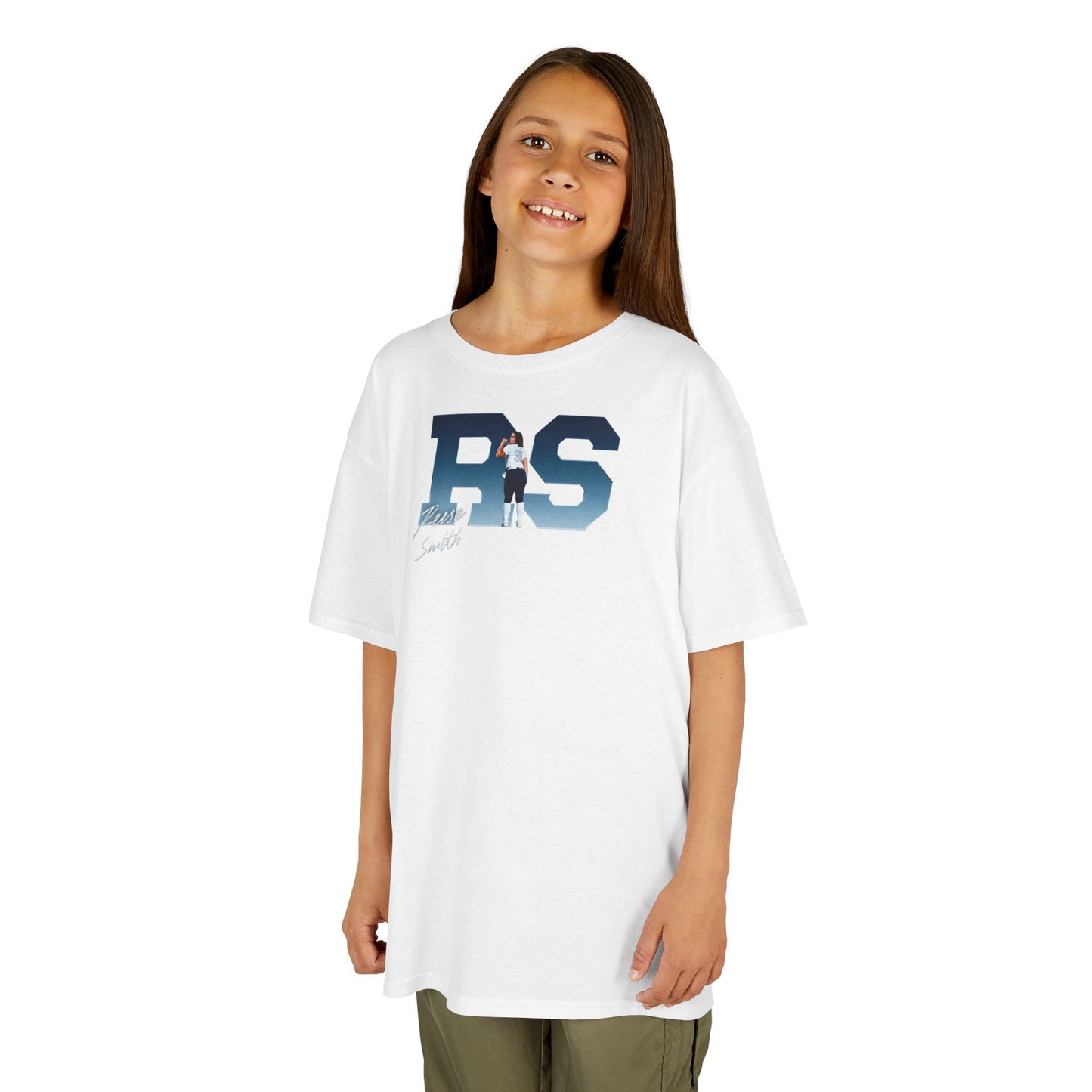 Reese Smith Big Initials Colored Kids Tee