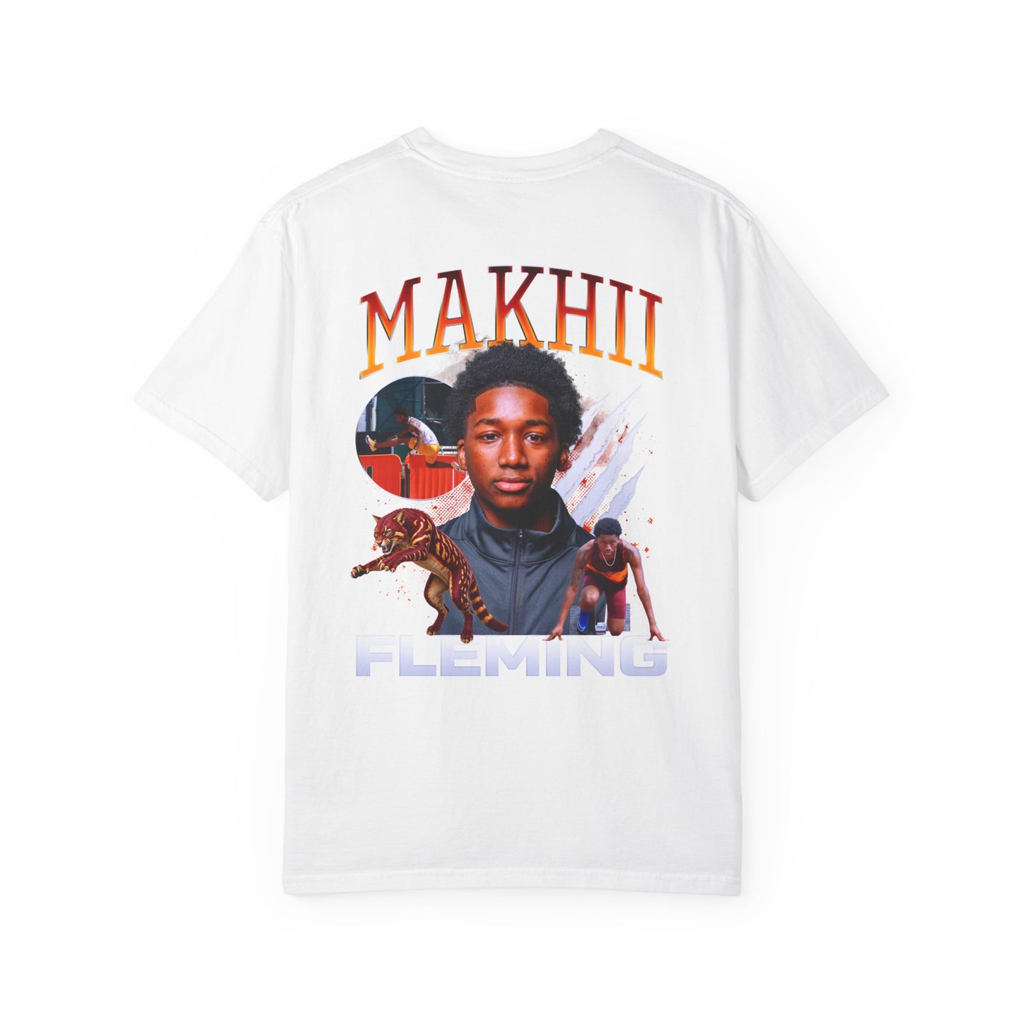 Makhii Fleming Logo Front & Back Premium Tee