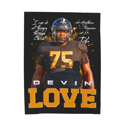 Devin Love 60"-80" Plush Blanket