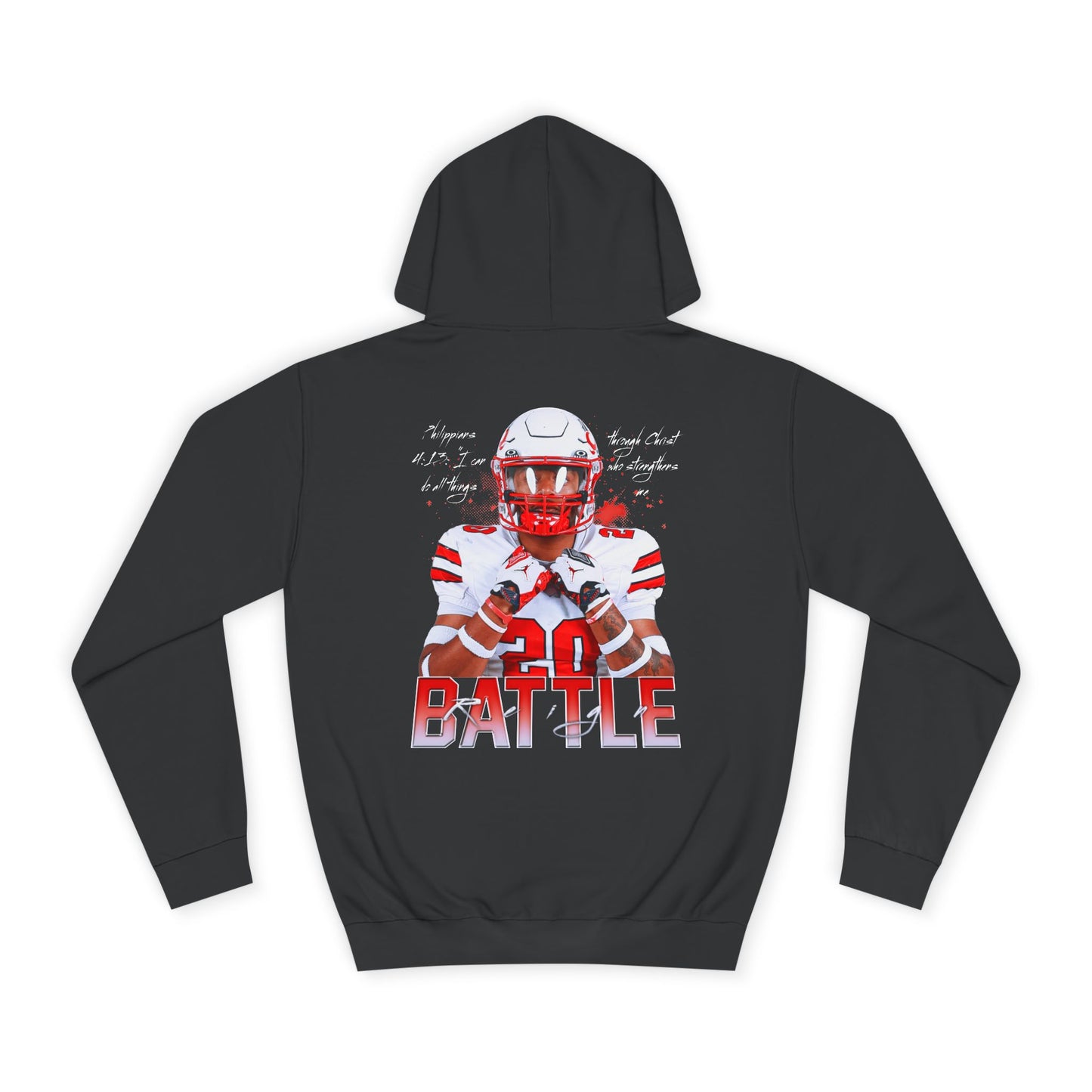 Reign Battle Featured Quote Premium Hoodie