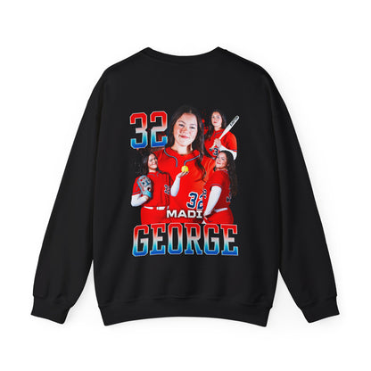 Madi George Logo Front & Back Crewneck