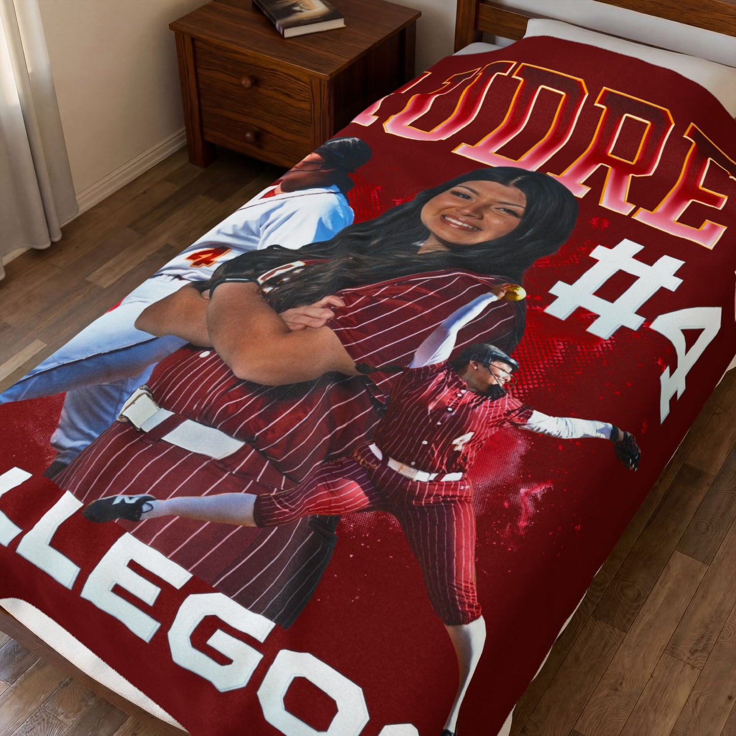 Audrey Gallegos First Name Highlight 60"-80" Plush Blanket