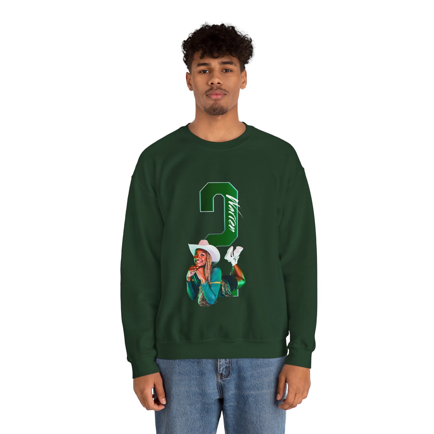 Bailey Warren Player Icon Number Crewneck Sweatshirt