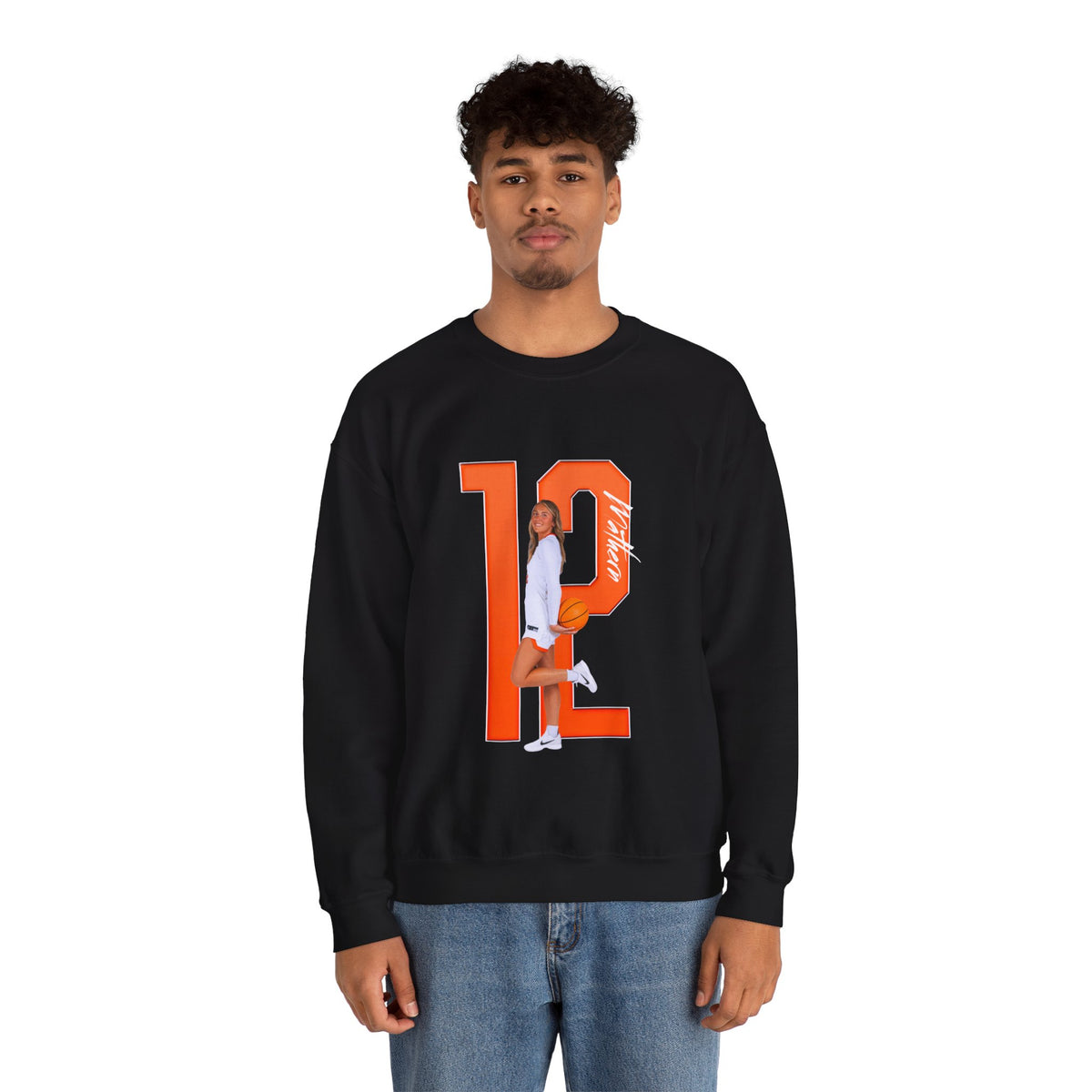 Mataeya Mathern Player Icon Number Crewneck Sweatshirt