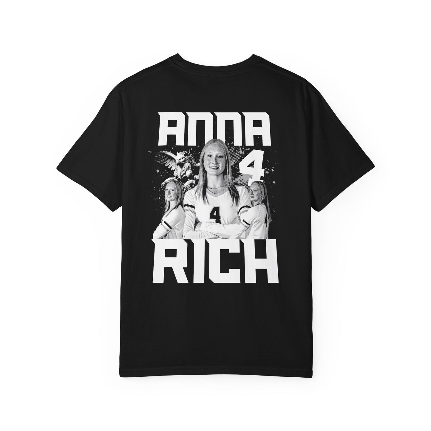 Anna Rich Heavyweight Vintage Blackout Tee