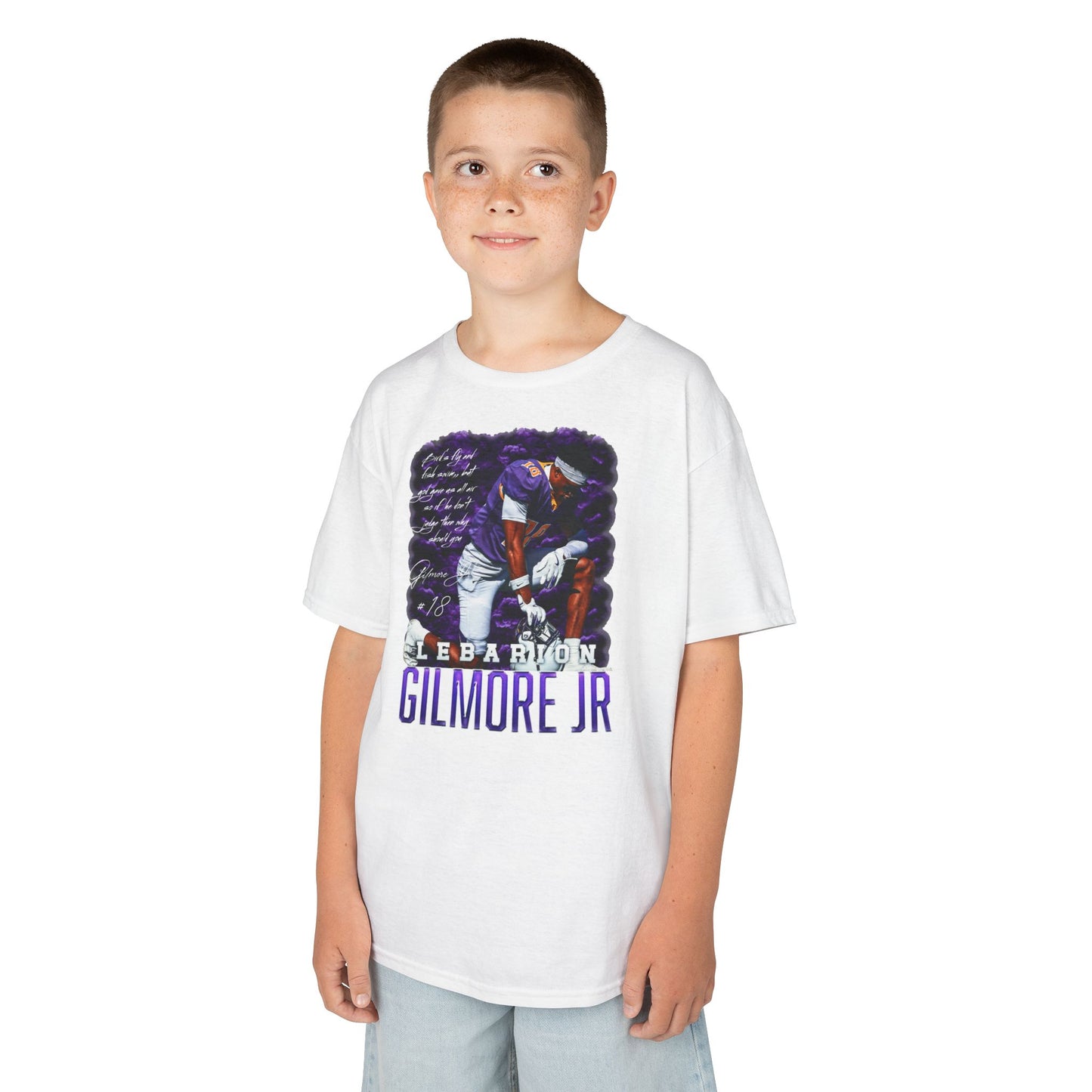 Lebarion Gilmore Jr. Featured Quote Kids Tee