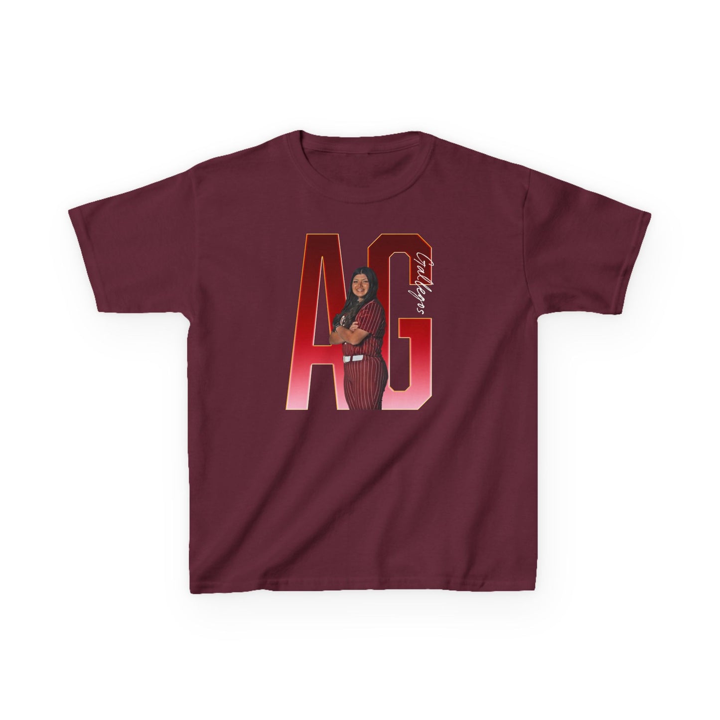 Audrey Gallegos Player Icon Initials Kids Tee