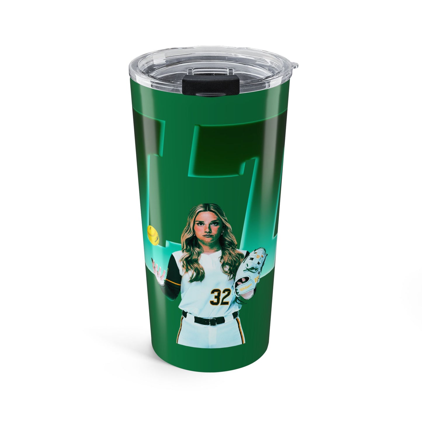 Lila Toll Big Initials Colored  20oz Tumbler