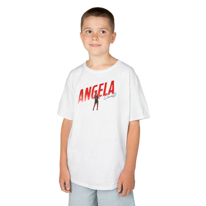 Angela Carroll Cursive Combo Colored Kids Tee
