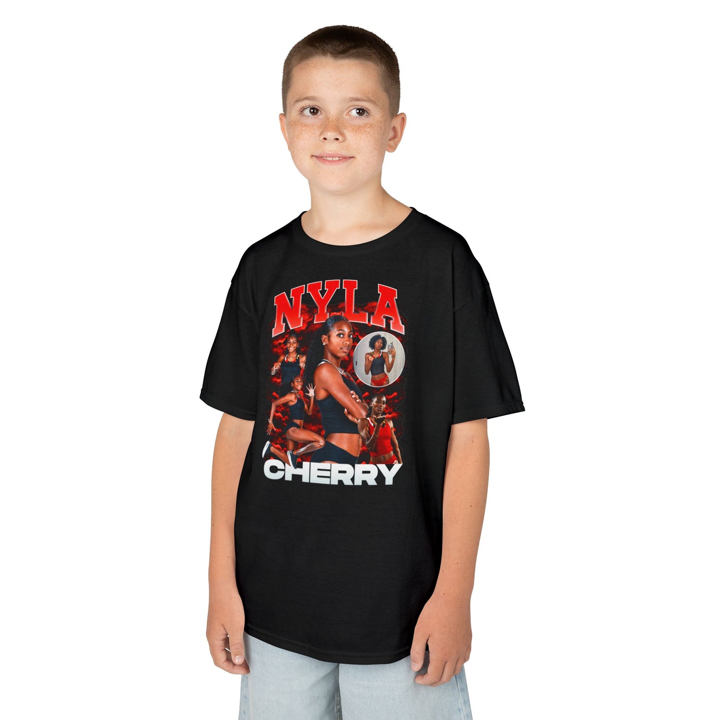 Nyla Cherry First Name Highlight Kids Tee