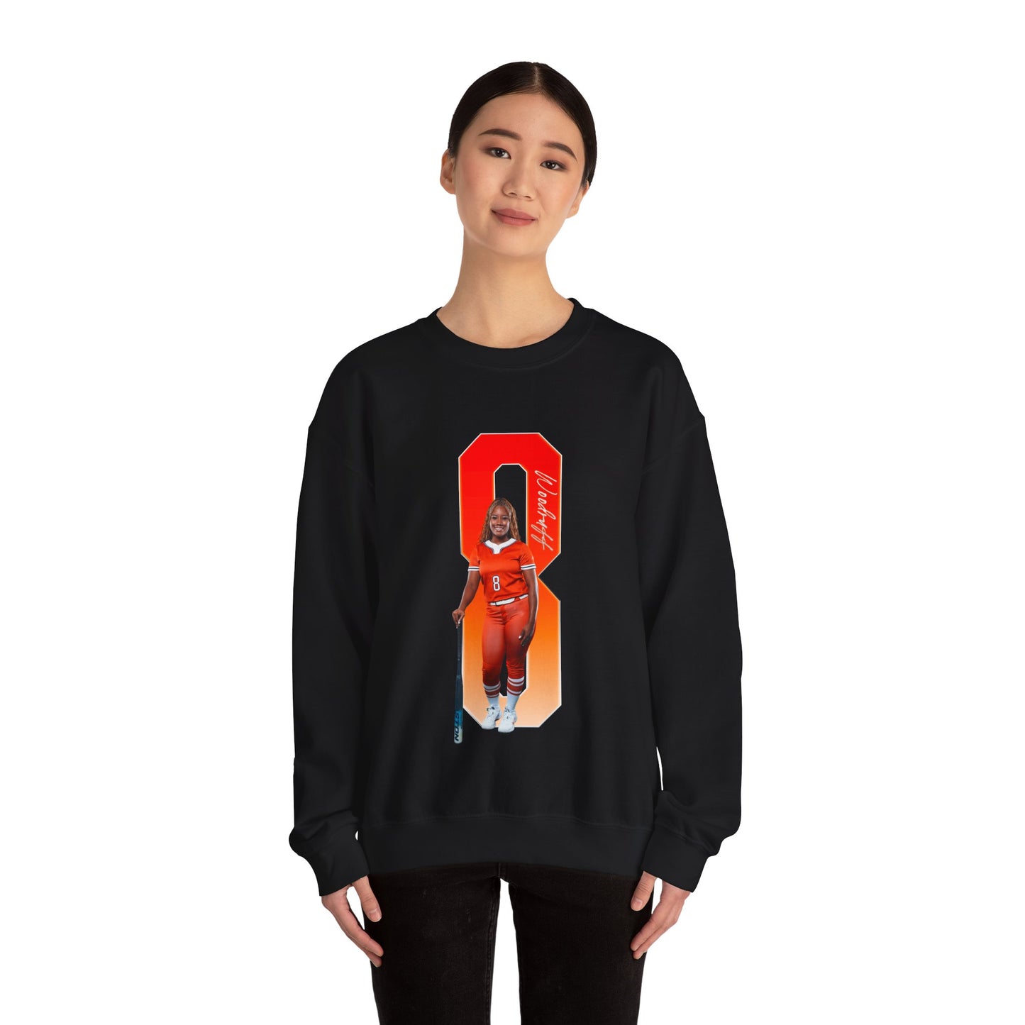 Kennedy Woodruff Player Icon Number Crewneck Sweatshirt