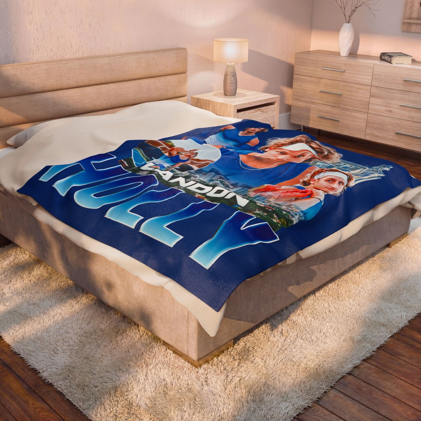 Landon Holly 60"-80" Plush Blanket