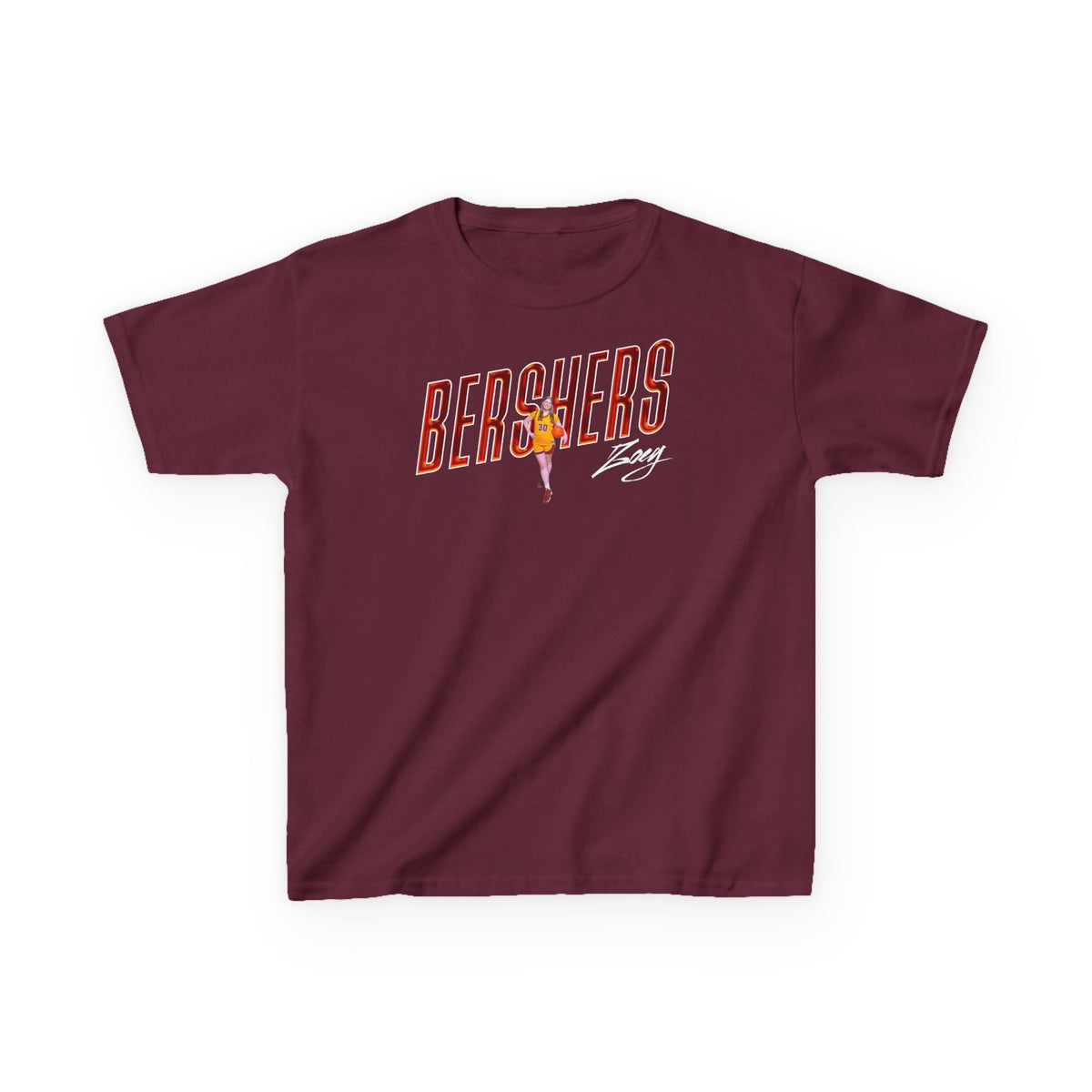 Zoey Bershers Cursive Combo Colored Kids Tee