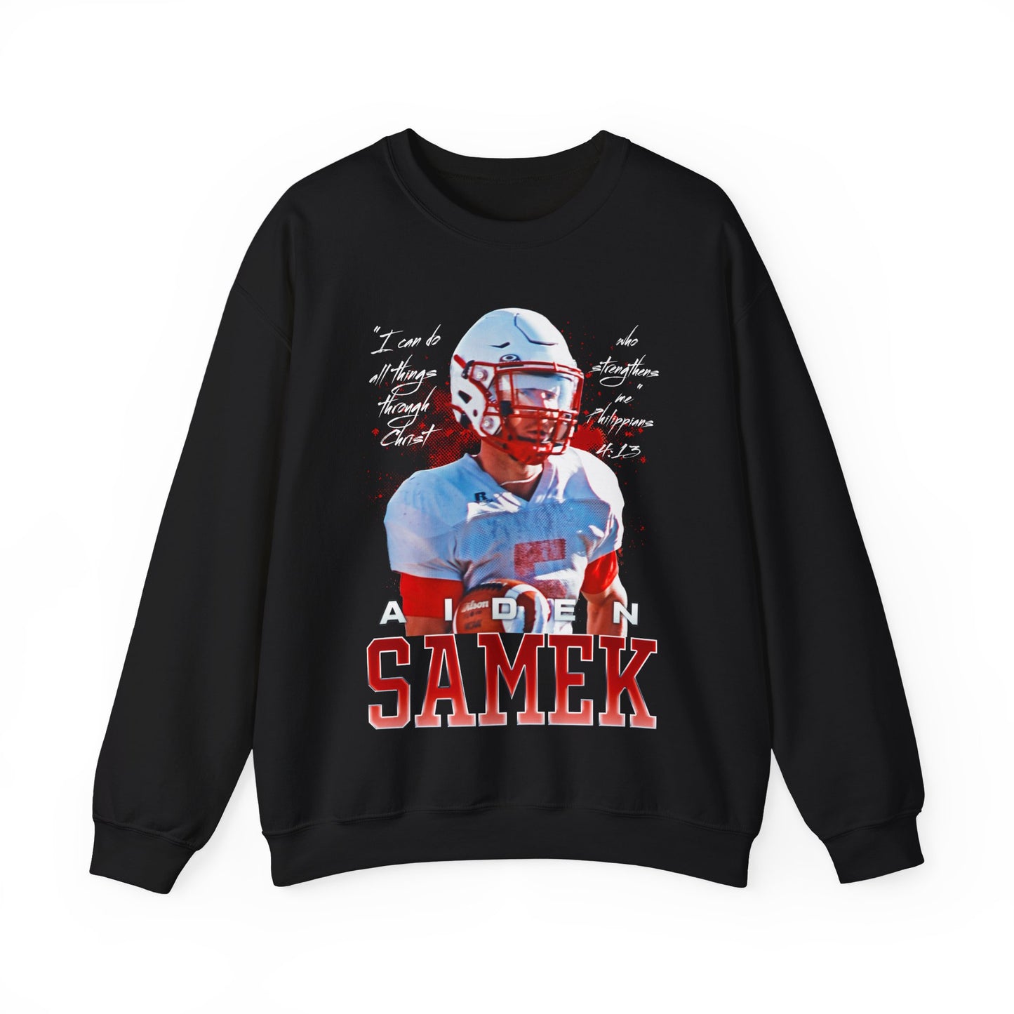 Aiden Samek Featured Quote Crewneck Sweatshirt