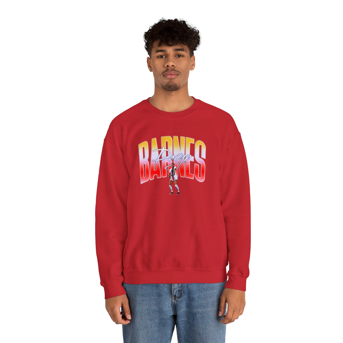 Daryn Barnes Big Last Name Crewneck Sweatshirt