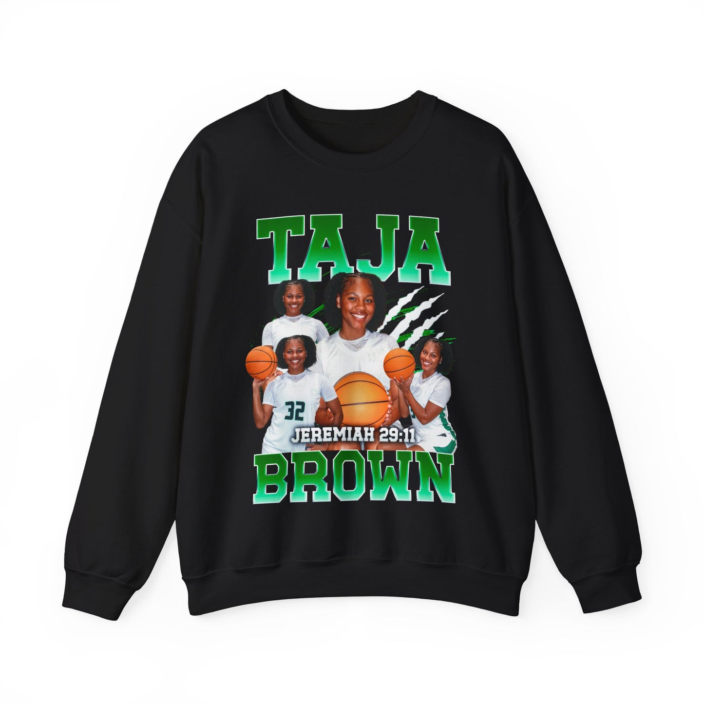 Taja Brown Crewneck Sweatshirt