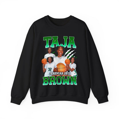 Taja Brown Crewneck Sweatshirt