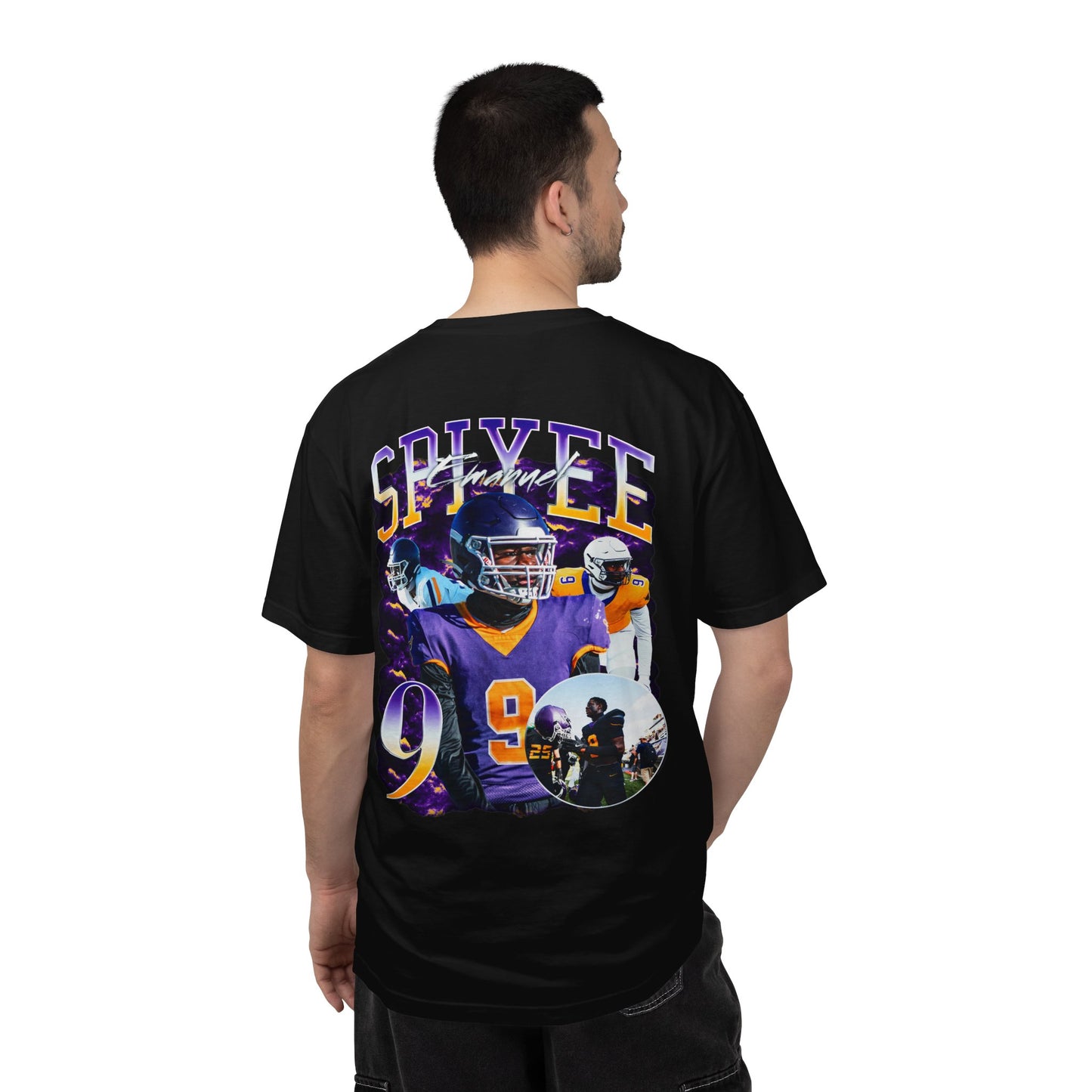 Emanuel Spiyee Logo Front & Back Premium Tee