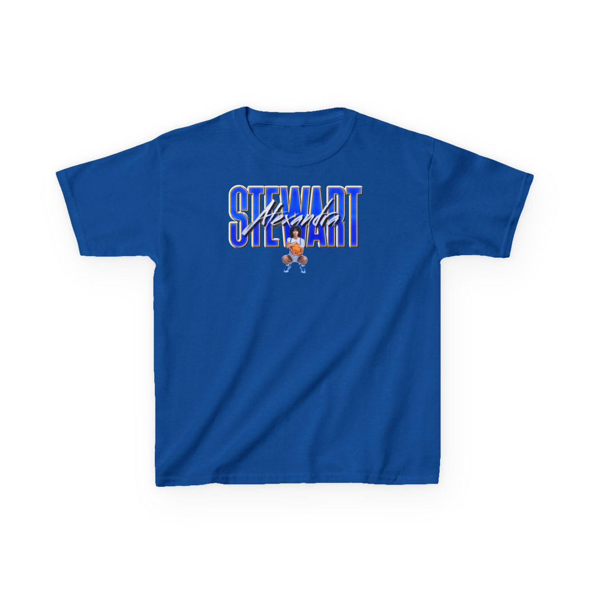 Alexandra Stewart Big Last Name Kids Tee