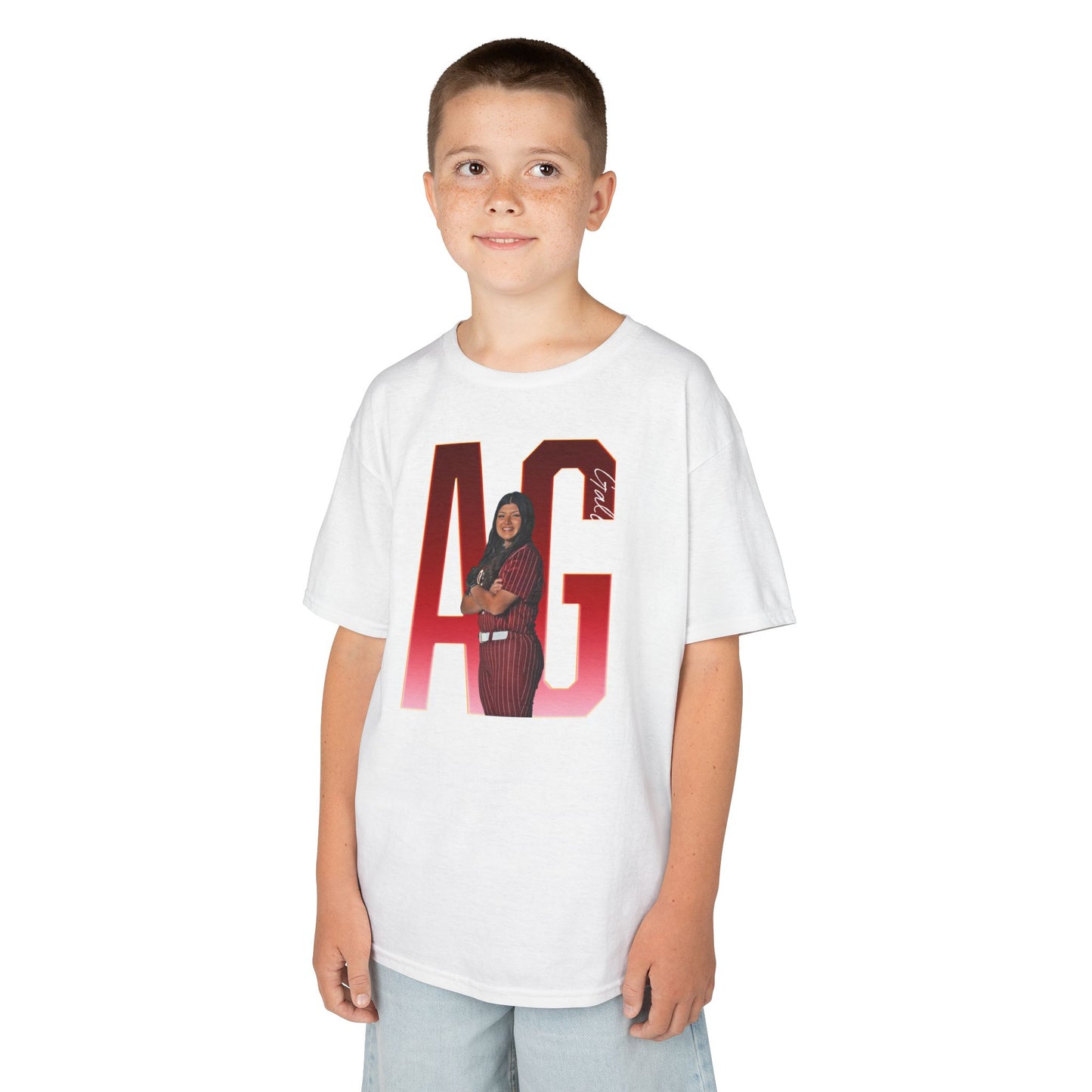 Audrey Gallegos Player Icon Initials Kids Tee