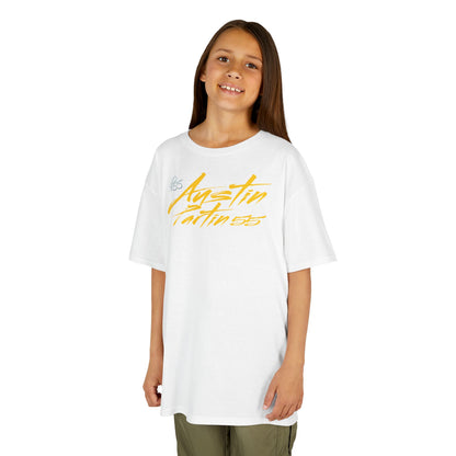 Austin Partin Cursive Name & Number Kids Tee
