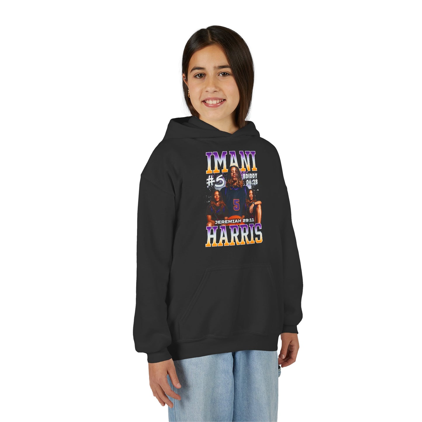 Imani Harris Kids Hoodie